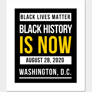 MARCH ON WASHINGTON 2020 - BLACK LIVES MATTER TEE SHIRT Posters and Art